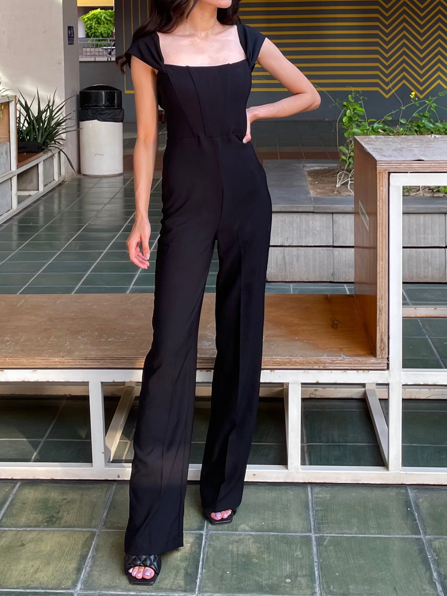 Black Wide Leg Jumpsuit