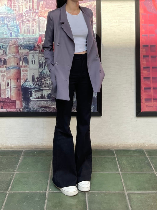 Oversized Grey Blazer