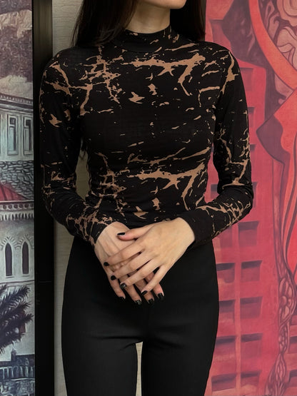 Marble Patterned Top