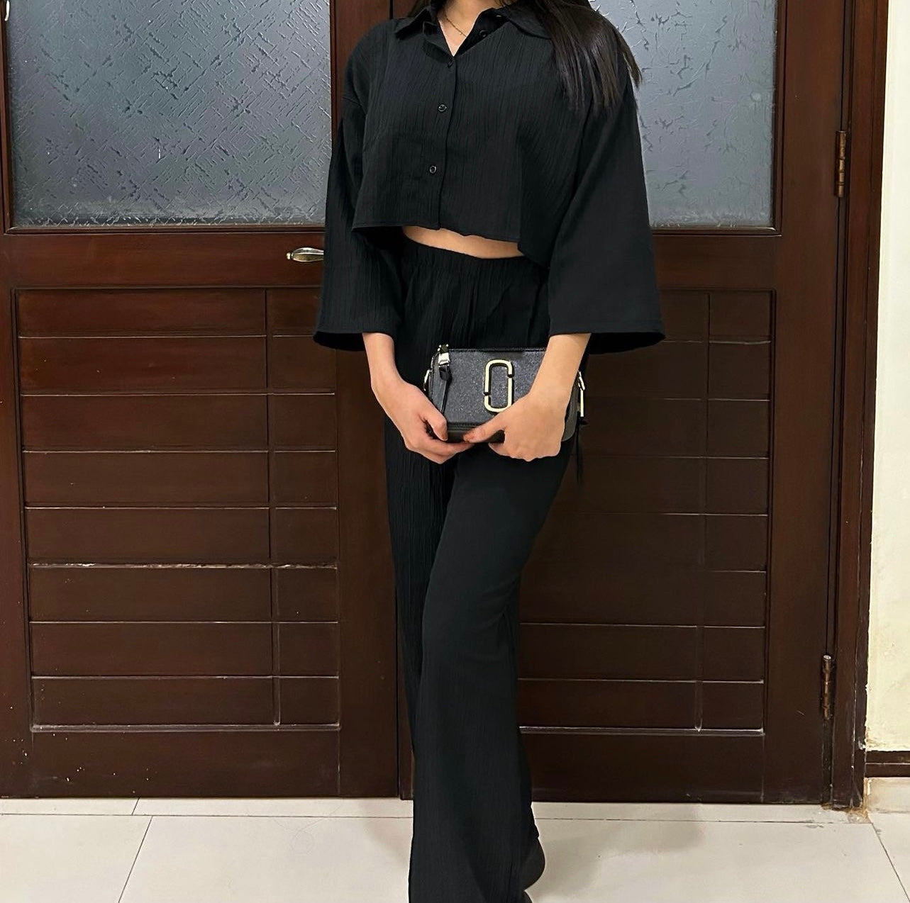 Black Matching Set