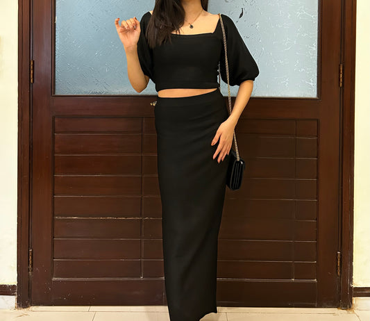 Black Co-Ord Set