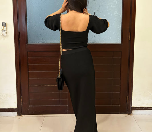 Black Co-Ord Set