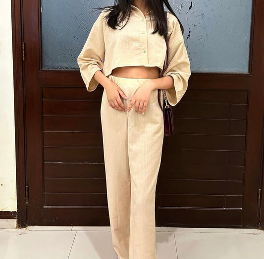 Beige Matching Set