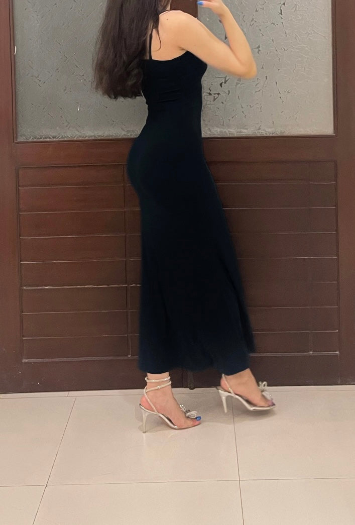 Black Bodycon Long Dress