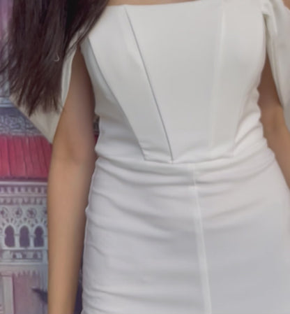 White Wide Leg Jumpsuit